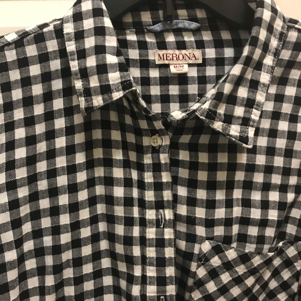 3/4 Button Top Merona - Picture 3 of 4